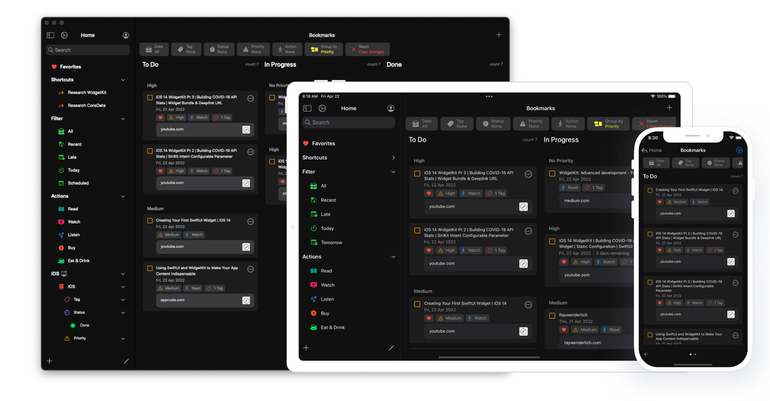 Organize and Manage Your Web Surfing With the Bookmarks App