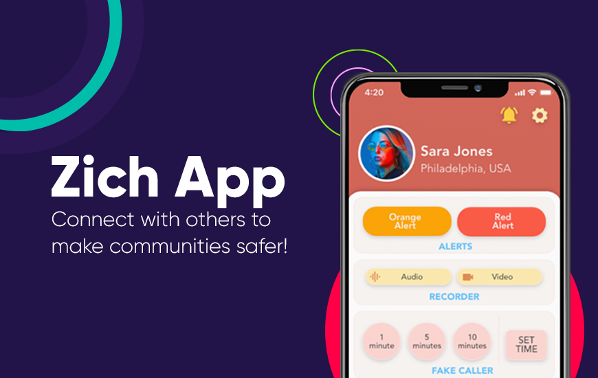 Zich App Review- A Community-based Personal Safety Companion