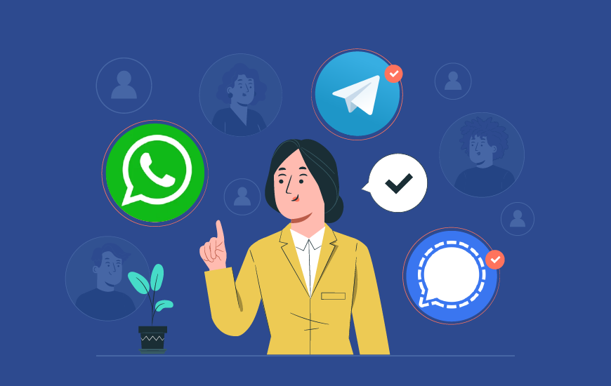 WhatsApp vs Signal vs Telegram- A War Between Top Messaging Apps