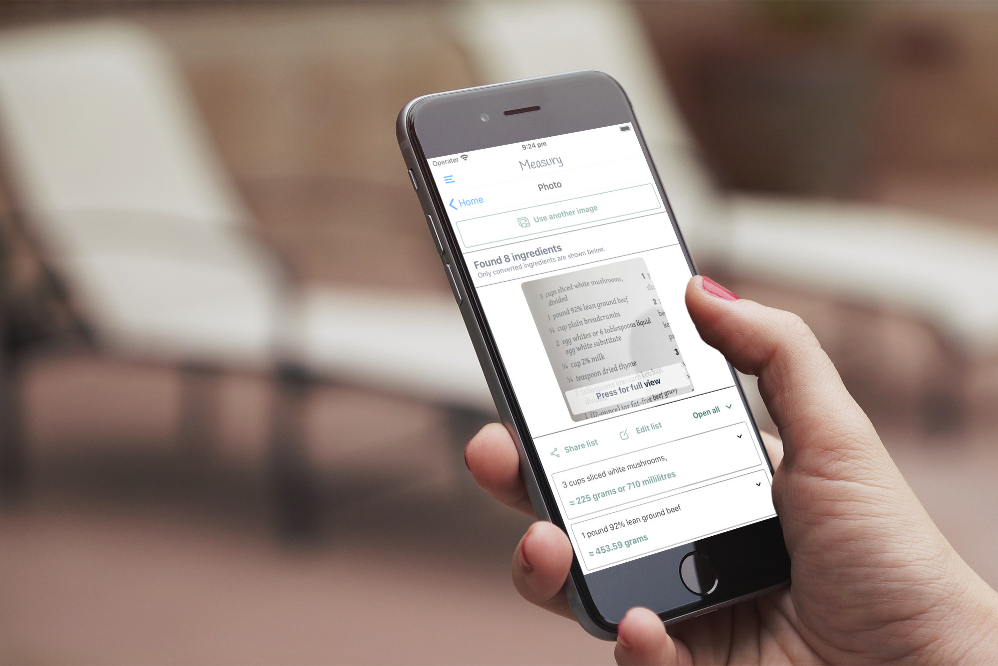 Measury Makes Converting Recipe Measurements as Easy as Taking a Photo