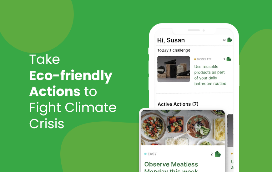 GetGreen App - Take Eco-friendly Actions to Fight Climate Crisis