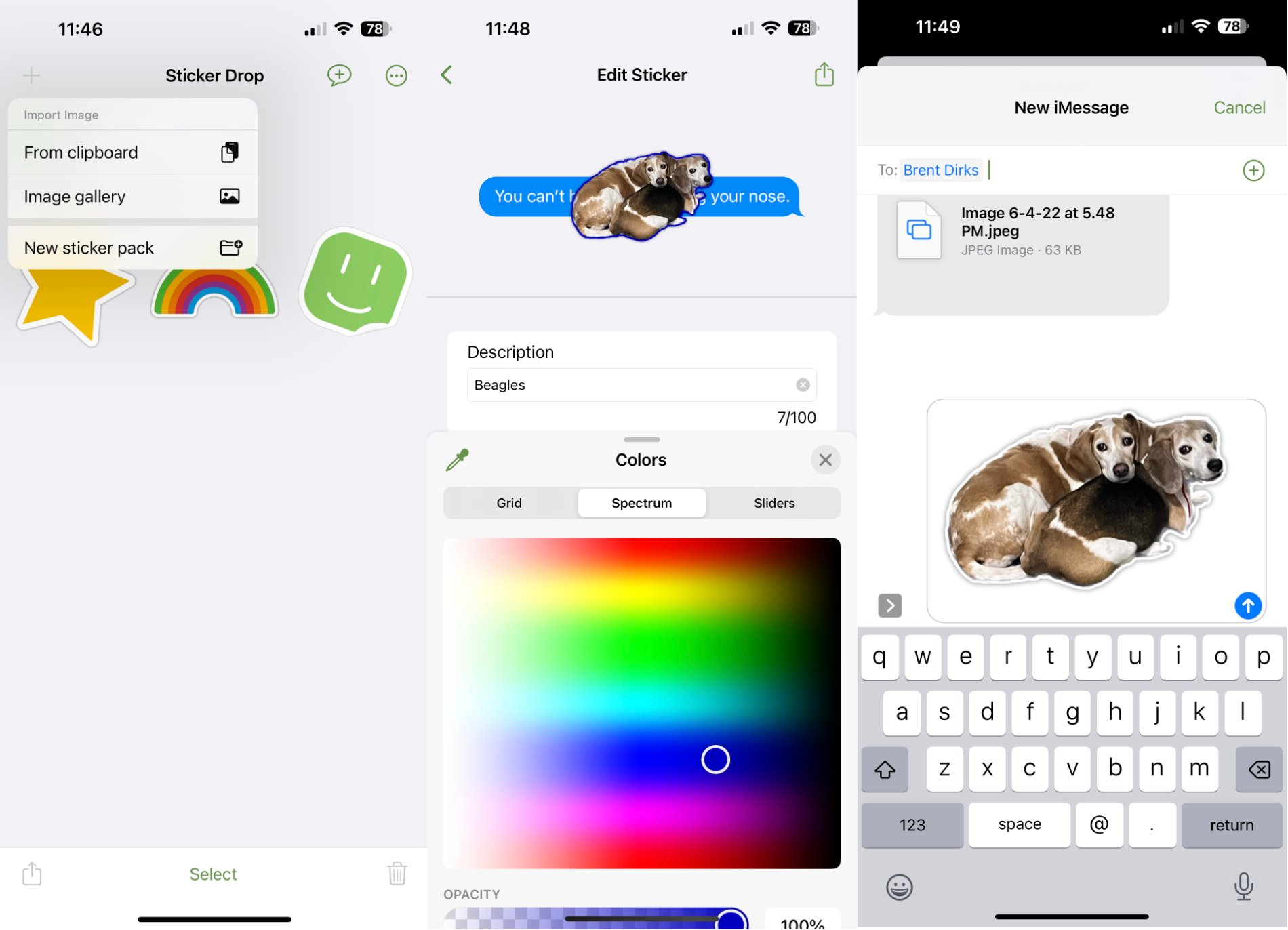 Use Sticker Drop to Easily Turn Any Image Into a Sticker for Messages