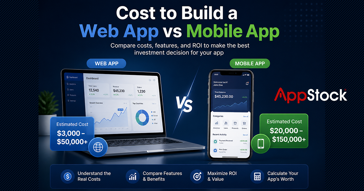 Cost to Build a Web App vs Mobile App